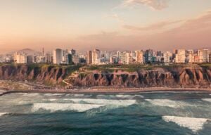 Panoramic view of an emerging Lima district